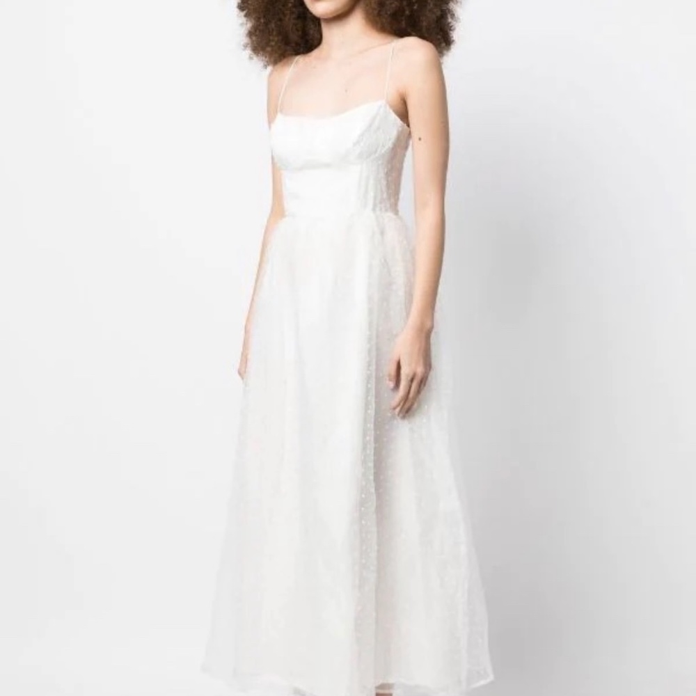 Reformation Mallow Dress - White Size 4 NWT